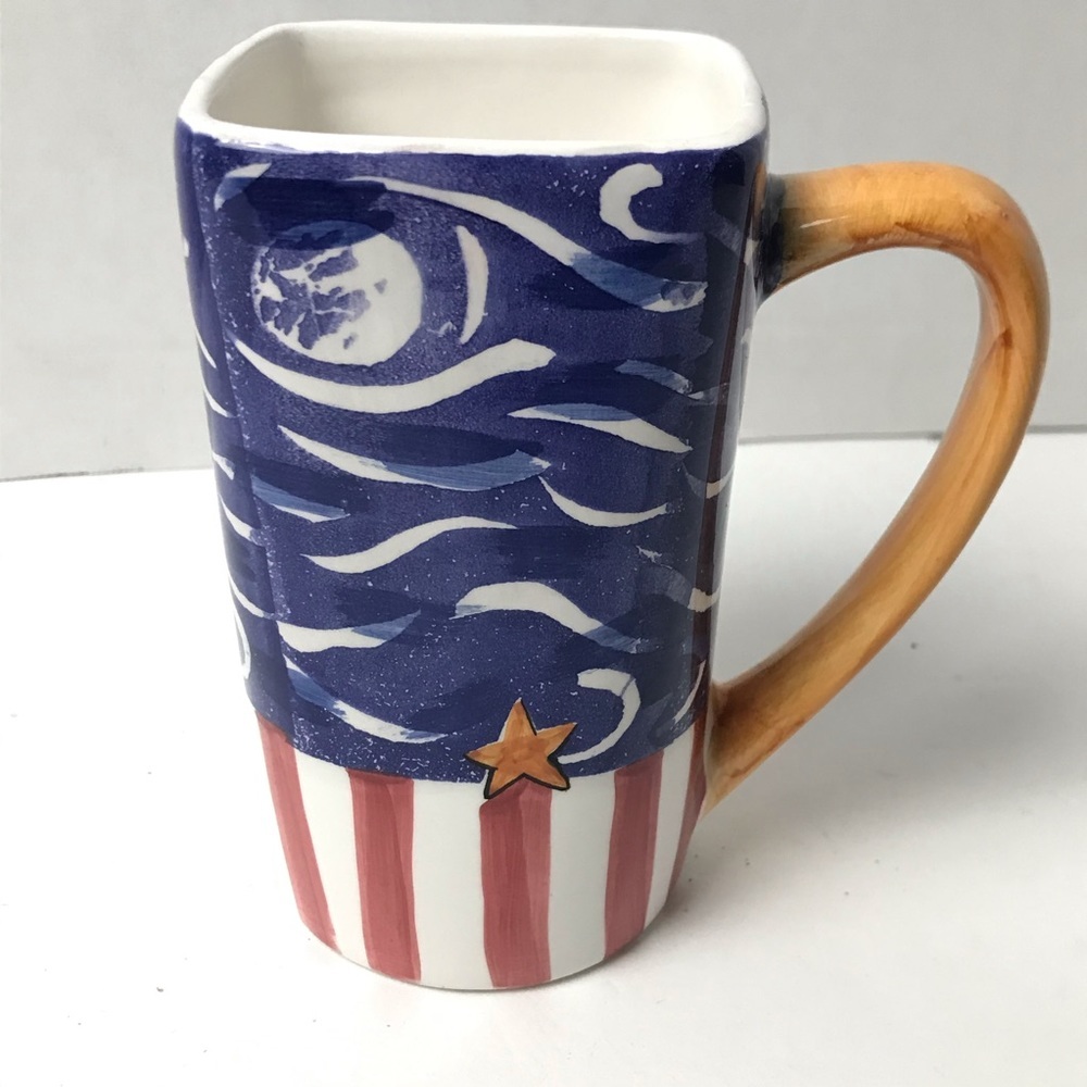Frangelico Stars and Stripes Hand Painted Mug